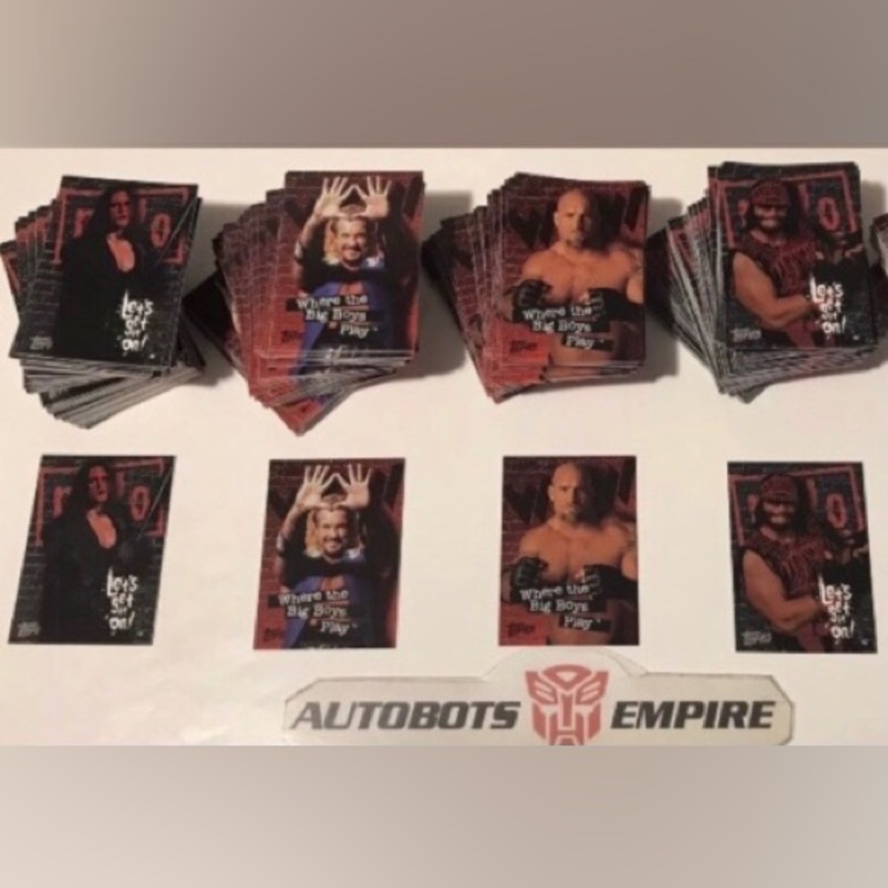 Vintage 439 TOPPS WCW NWO Wrestling PROMO CARDS Wwf Sting Goldberg Savage Ecw 1